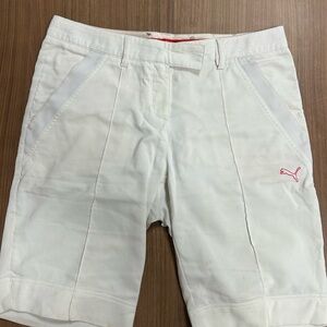 Puma Women's White Golf Shorts
